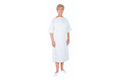 Patient Gowns with Tie Back - White Print