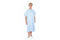 Patient Gowns with Tie Back - Blue