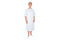 Deluxe Patient Gown with Snap Closure -  White Print